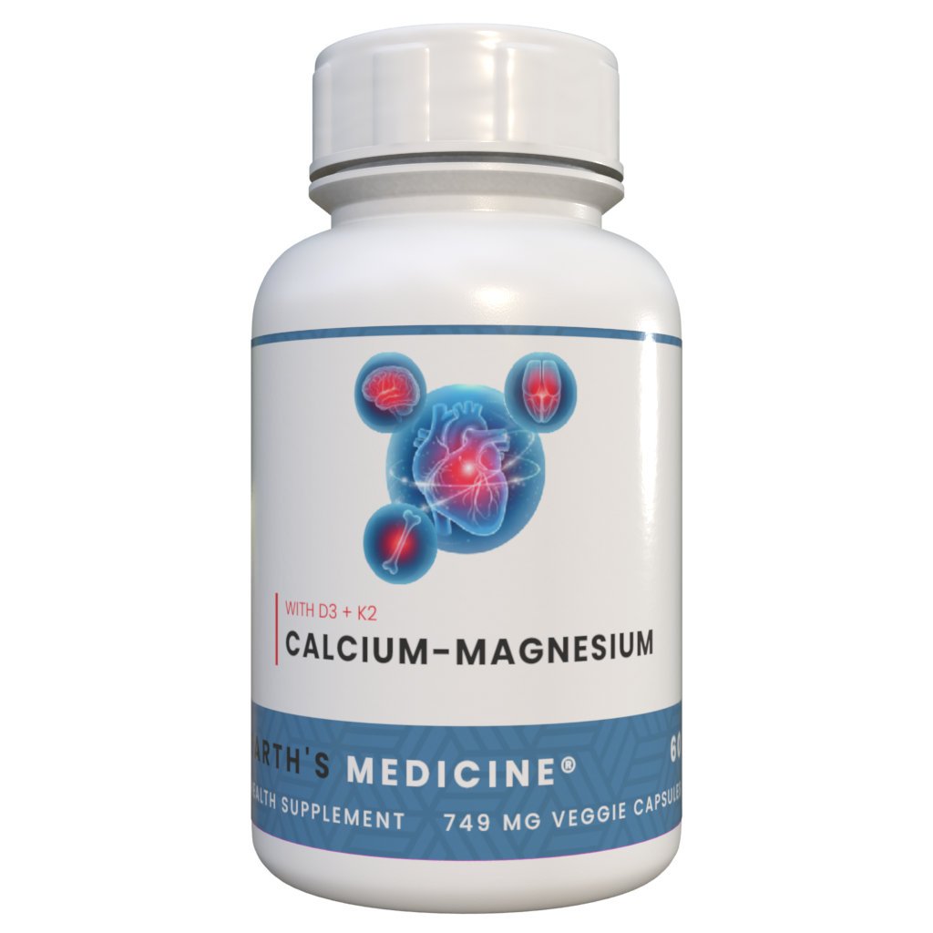 Calcium-Magnesium Vit D3+K2 746mg 60Caps