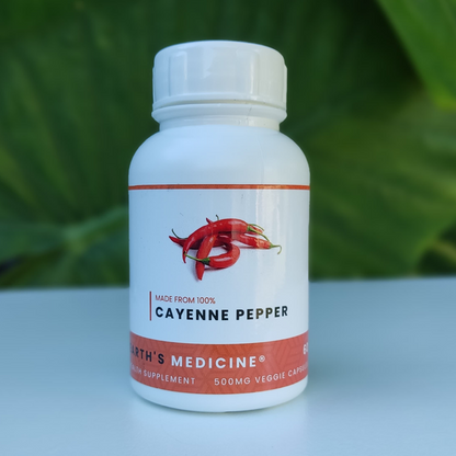 Cayenne Pepper 500mg 60Caps