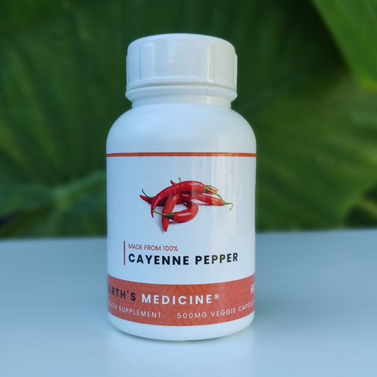 Cayenne Pepper 500mg 60Caps