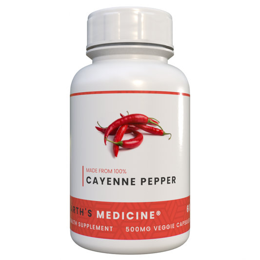 Cayenne Pepper 500mg 60Caps