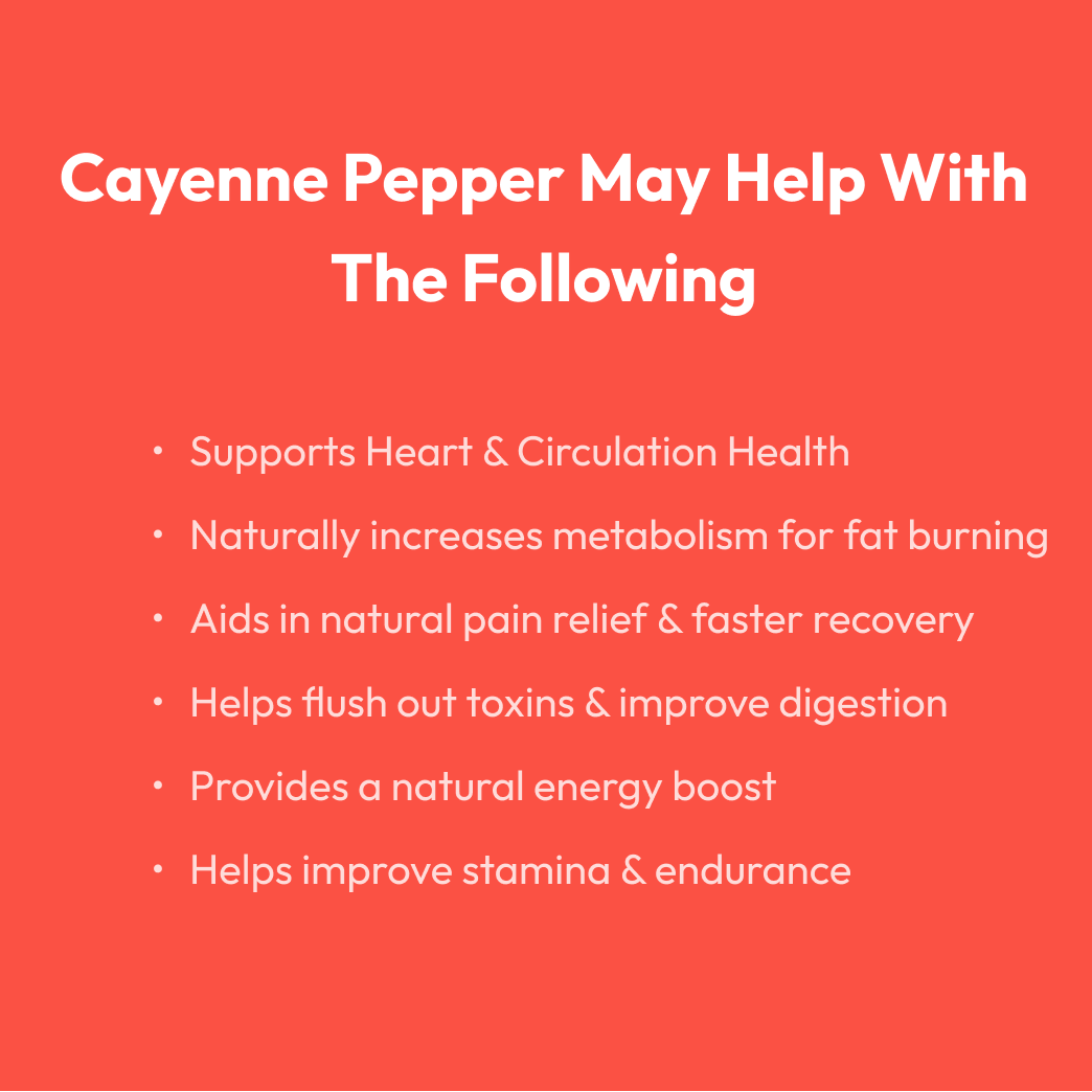 Cayenne Pepper 500mg 60Caps