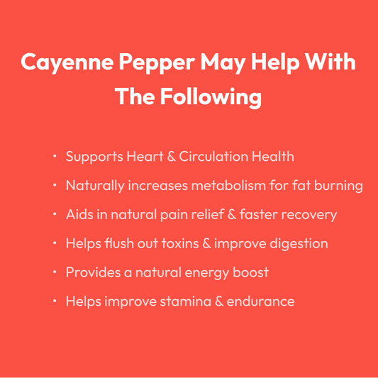 Cayenne Pepper 500mg 60Caps