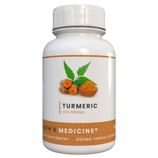 Turmeric with Piperine 500mg 60Caps