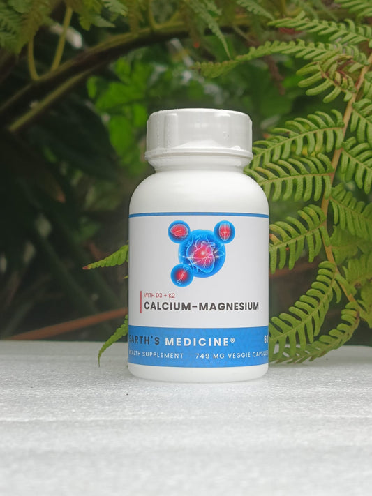 Calcium-Magnesium Vit D3+K2 746mg 60Caps